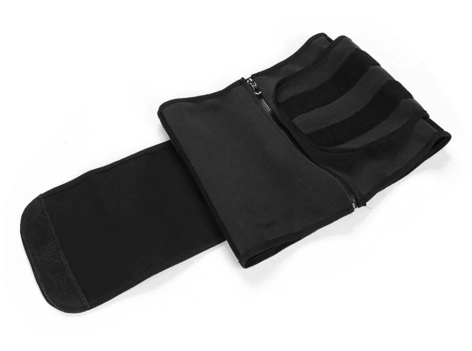 Zip and Fasten Neoprene Waist Trainer - One Velcro Belt