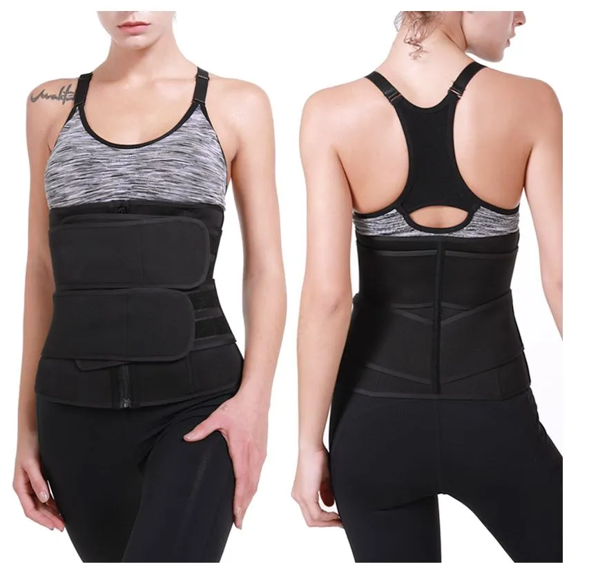 Zip and Fasten Neoprene Waist Trainer