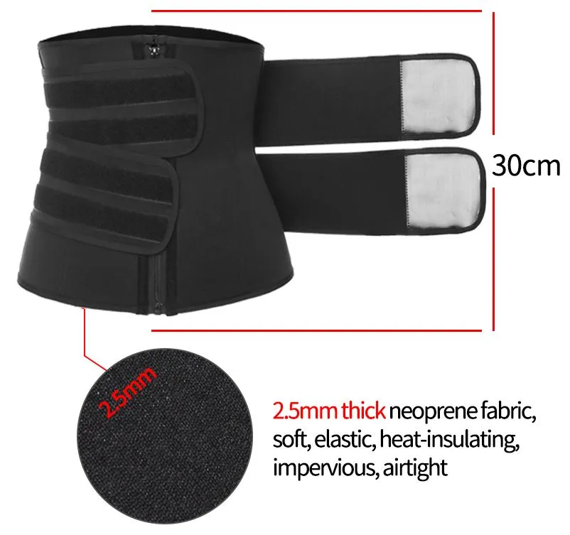 Zip and Fasten Neoprene Waist Trainer